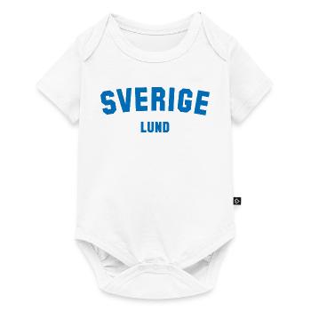 LUND Sweden Schweden - Baby Premium short-sleeve bodysuit - white - Front