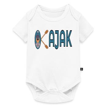 KAYAK SPORTS NAUTIQUES - Body à manches courtes Premium Bébé - blanc - Devant
