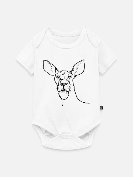 Löweh - Baby Premium Kurzarmbody - Weiß