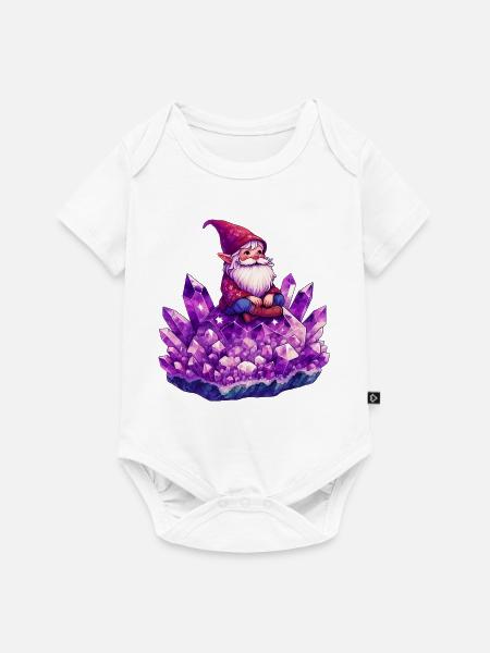 Gnom - Baby Premium Kurzarmbody - Weiß