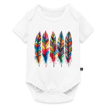 Feathers - Baby Premium short-sleeve bodysuit - white - Front