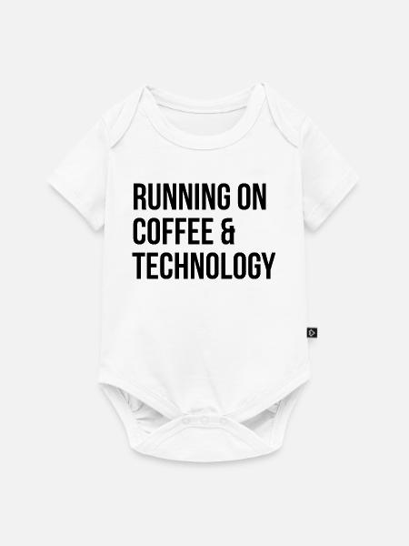 Technologie Technologie Technologie - Baby Premium Kurzarmbody - Weiß