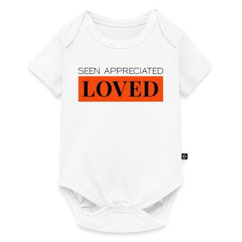 Lakes Appreciated Loved Two-Tone - Baby Premium short-sleeve bodysuit - white - Front