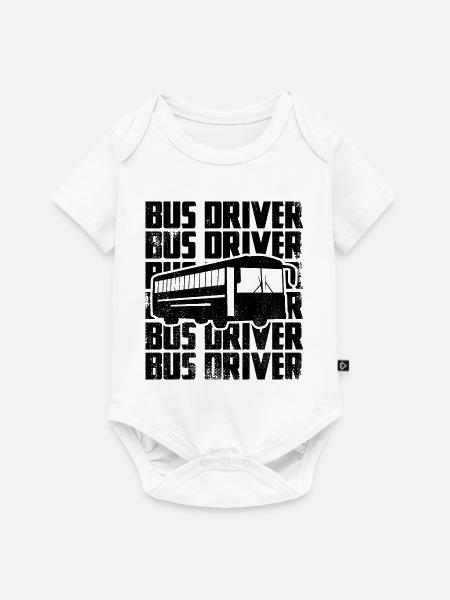 Bus Driver - Baby Premium Kurzarmbody - Weiß