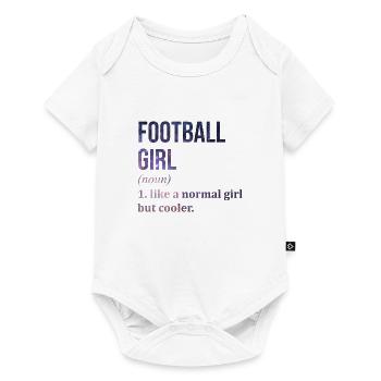 Football Football Football - Body à manches courtes Premium Bébé - blanc - Devant
