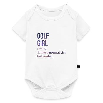 Golf Golf Golf - Body à manches courtes Premium Bébé - blanc - Devant