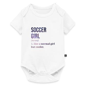 football - Body à manches courtes Premium Bébé - blanc - Devant