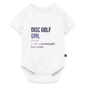 Disc golf - Body à manches courtes Premium Bébé - blanc - Devant