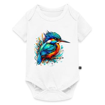 Eisvogel - Baby Premium Kurzarmbody - Weiß - Vorne