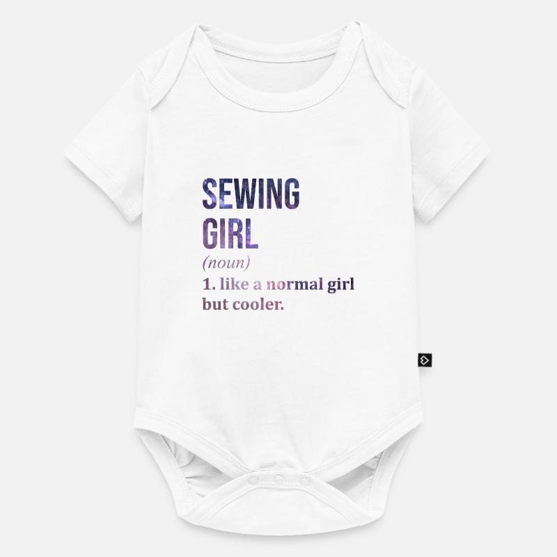 couture - Body à manches courtes Premium Bébé - blanc