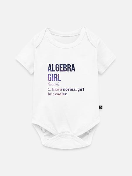 Algebra Algebra Algebra - Baby Premium Kurzarmbody - Weiß