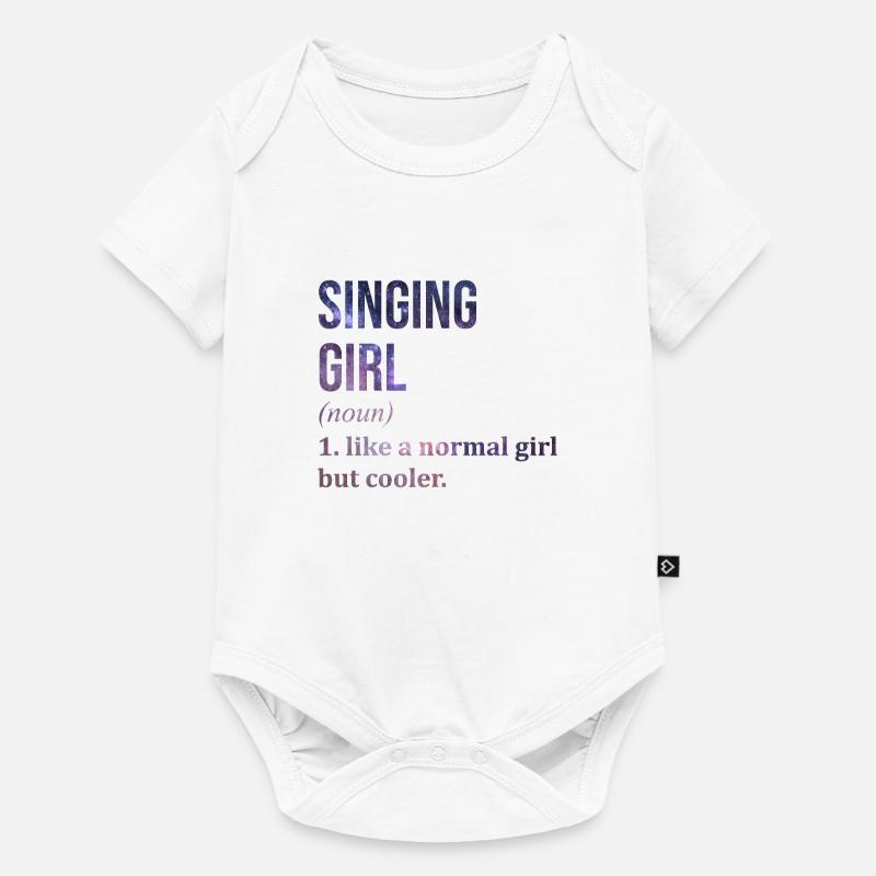 chant - Body à manches courtes Premium Bébé - blanc