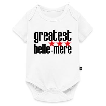 Meilleure Belle-Mère du Monde - Body à manches courtes Premium Bébé - blanc - Devant