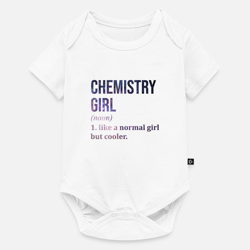 chimie - Body à manches courtes Premium Bébé - blanc