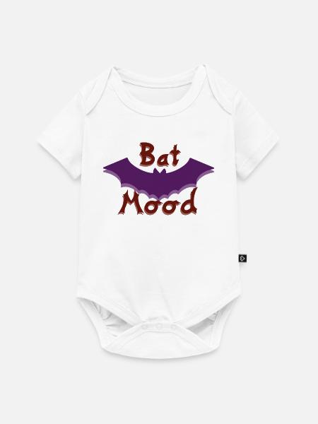 Batmood - Baby Premium Kurzarmbody - Weiß