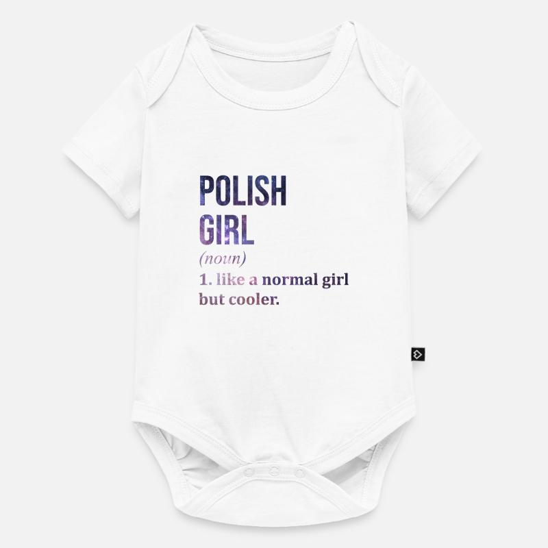 Pologne - Body à manches courtes Premium Bébé - blanc