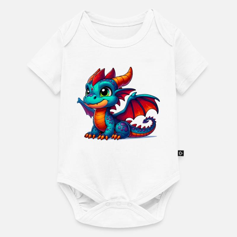 Dragon - Body à manches courtes Premium Bébé - blanc