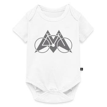 Velo M - Baby Premium Kurzarmbody - Weiß - Vorne