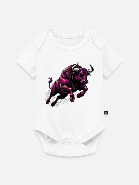 Stier - Baby Premium Kurzarmbody - Weiß