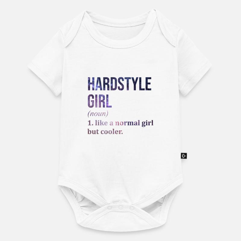 Hardstyle - Body à manches courtes Premium Bébé - blanc