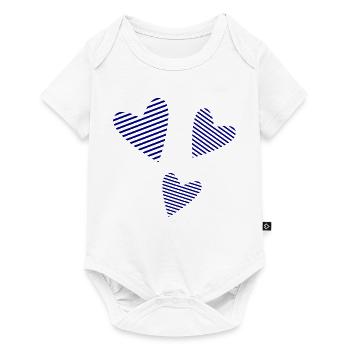 CHRISTMAS. COUPLE. HEART. VALENTINE'S DAY. JUST MARRIED. - Baby Premium short-sleeve bodysuit - white - Front