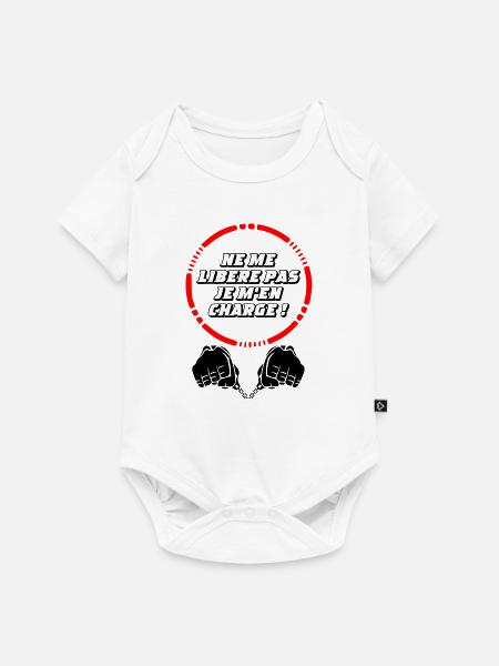 Freiheit - Baby Premium Kurzarmbody - Weiß
