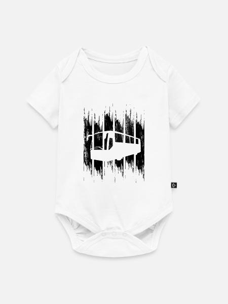 Bus Skizze - Baby Premium Kurzarmbody - Weiß