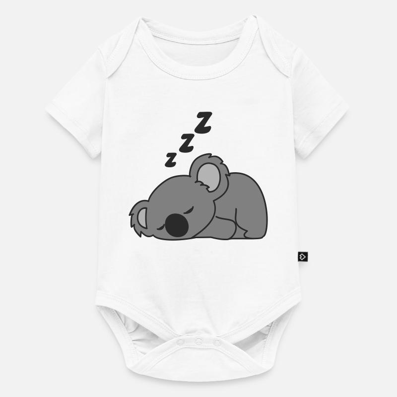 koala endormi - Body à manches courtes Premium Bébé - blanc