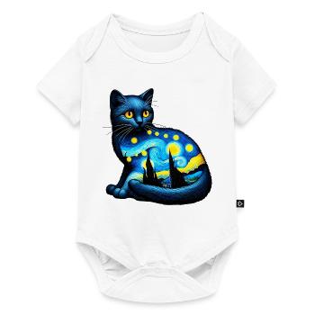 Cat - Baby Premium short-sleeve bodysuit - white - Front