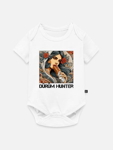 Dürüm Jäger Kebab Geschenk - Baby Premium Kurzarmbody - Weiß