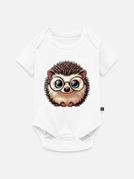 Riccio - Premium kortærmet baby-body  - hvid