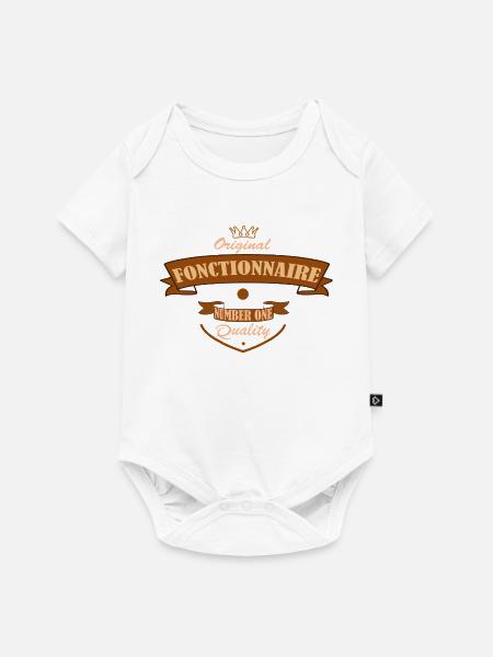 Amtlich - Baby Premium Kurzarmbody - Weiß