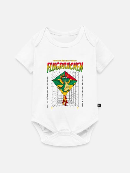 Flugdrachen Besitzer - Baby Premium Kurzarmbody - Weiß