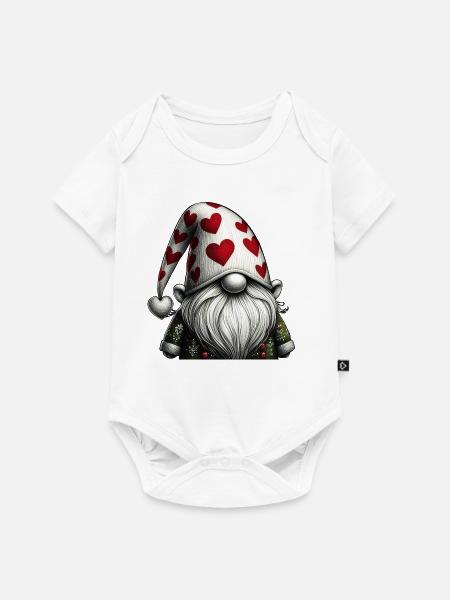 Leon Wichtel - Baby Premium Kurzarmbody - Weiß