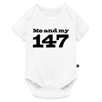 29 Me and my 147 - Baby Premium short-sleeve bodysuit - white - Front