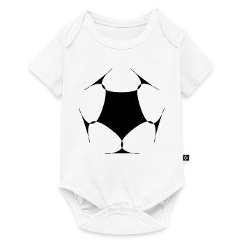Forme du drone - Body à manches courtes Premium Bébé - blanc - Devant