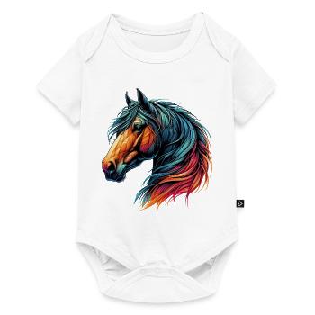Cheval - Body à manches courtes Premium Bébé - blanc - Devant