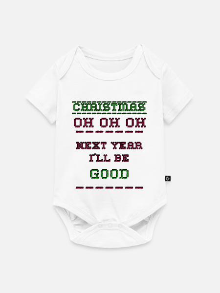 Weihnachten - Baby Premium Kurzarmbody - Weiß
