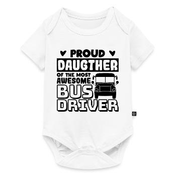 Bus Driver Daughter - Baby Premium short-sleeve bodysuit - white - Front