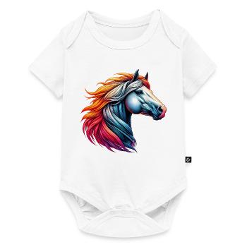 Horse - Baby Premium short-sleeve bodysuit - white - Front