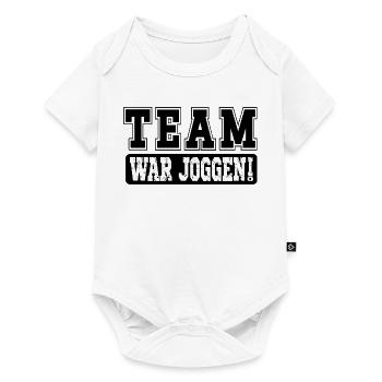 TEAM JOGGING LAUFMOTIVATION - Baby Premium Kurzarmbody - Weiß - Vorne