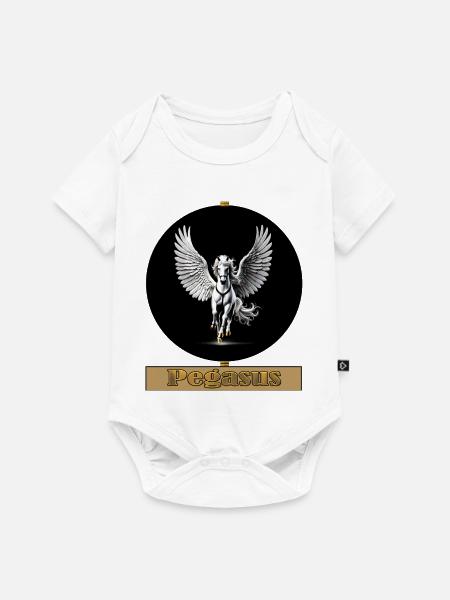 Pegasus Flügelross - Baby Premium Kurzarmbody - Weiß