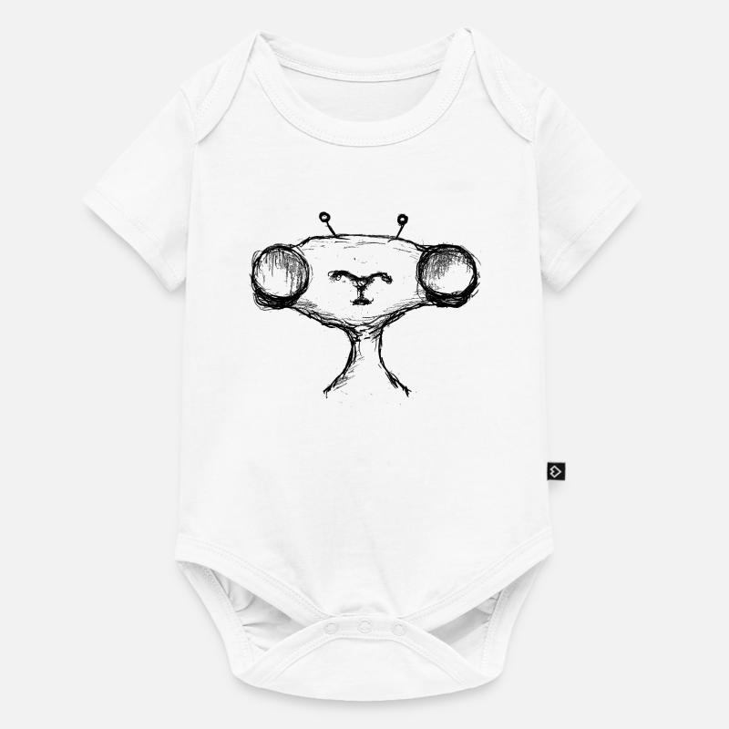Étranger - Body à manches courtes Premium Bébé - blanc