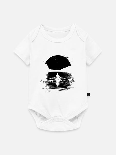 Rudern - Baby Premium Kurzarmbody - Weiß