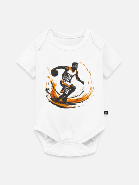 Basketballer - Baby Premium Kurzarmbody - Weiß