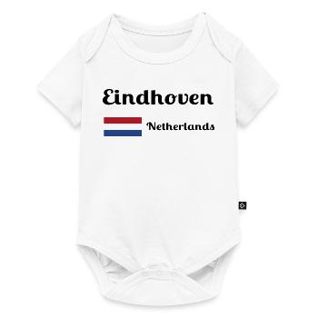 Eindhoven Netherlands- Stylish prints - Baby Premium short-sleeve bodysuit - white - Front