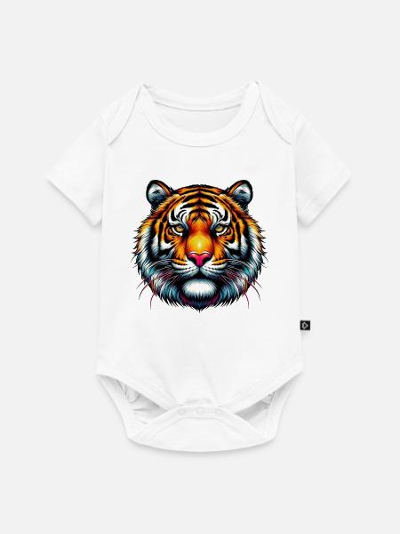 Tiger - Baby Premium Kurzarmbody - Weiß