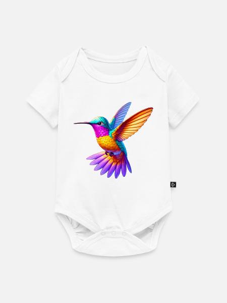Kolibri - Baby Premium Kurzarmbody - Weiß