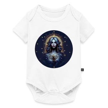 Moonlight Goddess Star Circle - Zodiac Sign Libra - Baby Premium short-sleeve bodysuit - white - Front