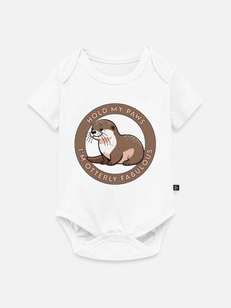 Otterly Fabulous - Baby Premium Kurzarmbody - Weiß